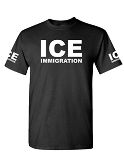 ICE Immigration - Law Enforcement Police - Mens Cotton T-Shirt