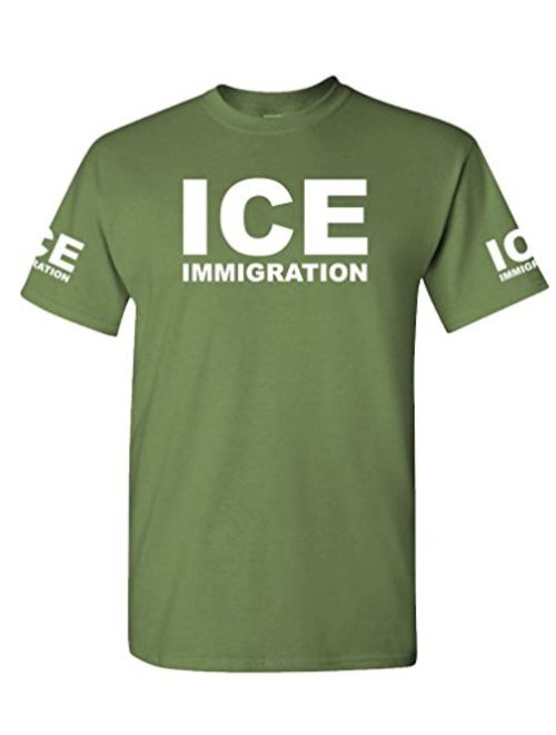 ICE Immigration - Law Enforcement Police - Mens Cotton T-Shirt