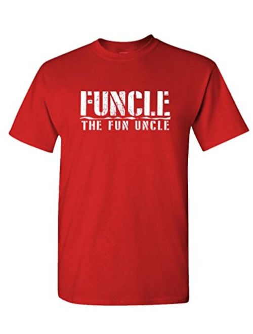 Funcle The Fun Uncle - Family Joke Funny - Mens Cotton T-Shirt