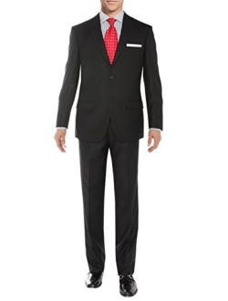 Salvatore Exte Men's Suit Two Button Side Vent Jacket Flat Front Pants