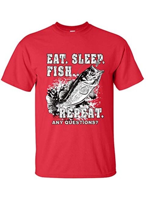 Fishing T-Shirt Eat Sleep Fish Repeat