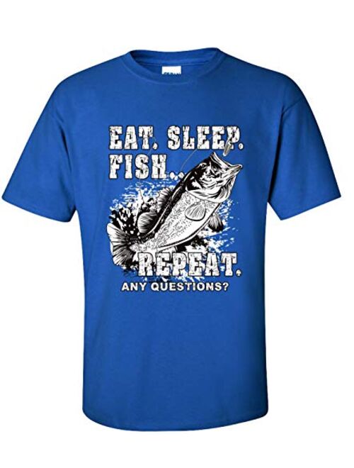 Fishing T-Shirt Eat Sleep Fish Repeat