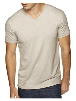 Next Level Men's NL6440 Sueded Baby Rib Soft V-Neck T-Shirt