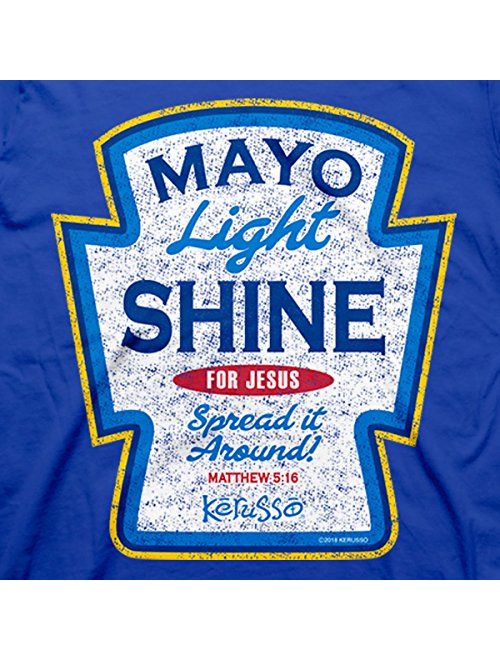 Kerusso Men's Mayo Light Shine T-Shirt - Royal Blue -