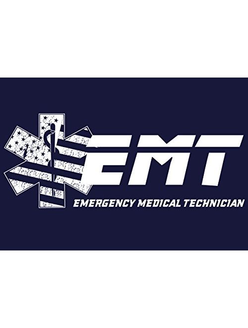 CheapRushUniform EMT Emergency Medical Technician Screen Printed T-shirts