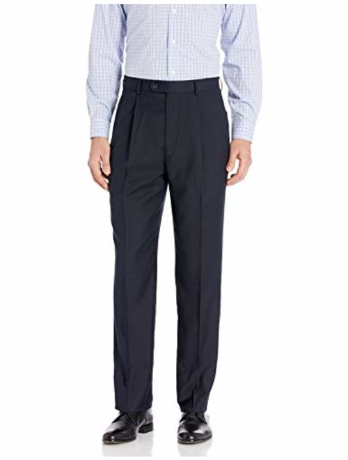 Linea Naturale Men's Pleated Travel Genius Microfiber Trouser