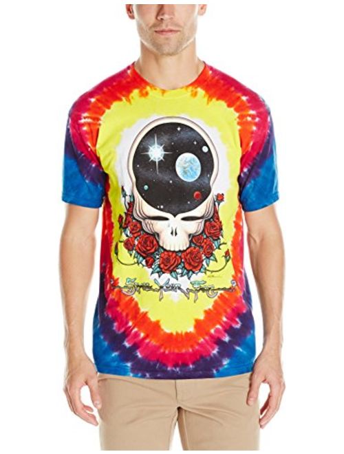 Liquid Blue Men's Grateful Dead Space Your Face Short Sleeve T-Shirt