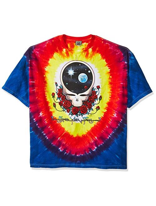 Liquid Blue Men's Grateful Dead Space Your Face Short Sleeve T-Shirt