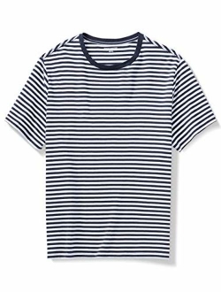 Men's Big and Tall Short-Sleeve Stripe Crew T-Shirt fit by DXL