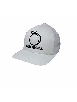 Georgia Peach Embroidered Trucker Hat