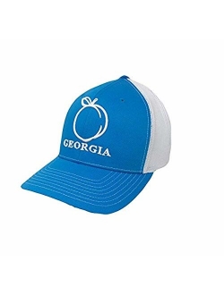 Georgia Peach Embroidered Trucker Hat