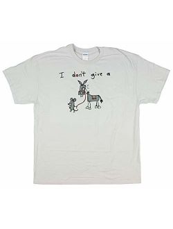 Humor I Don't Give A Rat's Graphic T-Shirt