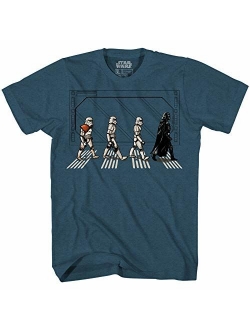 Death Star Road Stormtrooper Crossing Mens T-Shirt