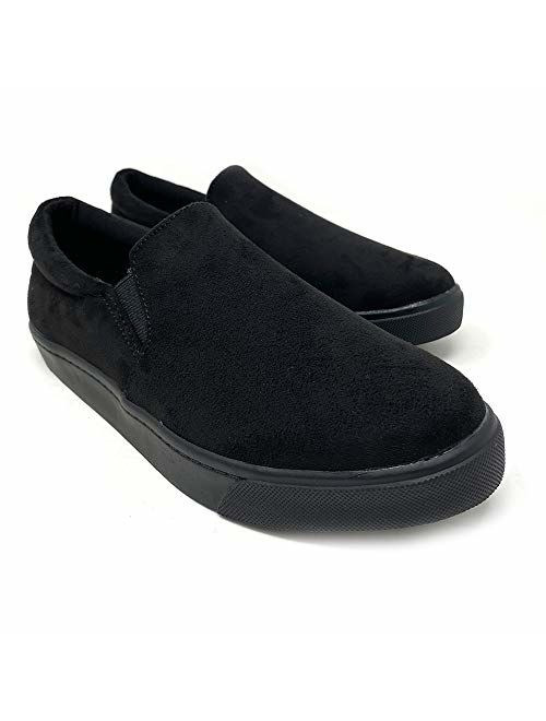 SODA Top Shoe Reign Women's Closed Toe Slip on Sneaker Loafer