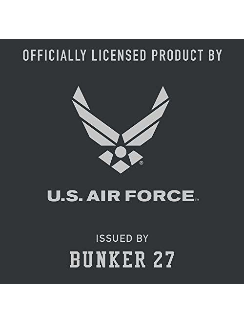 BUNKER 27 Officially Licensed U.S. Air Force Logo T-Shirt (Small, Heather Gray)