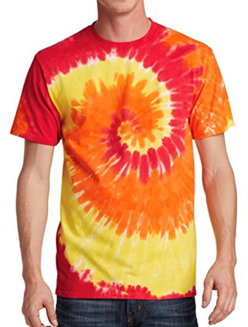 GoldenGateTees Tie Dye Style T-Shirts for Men and Women - Fun & Multi Color