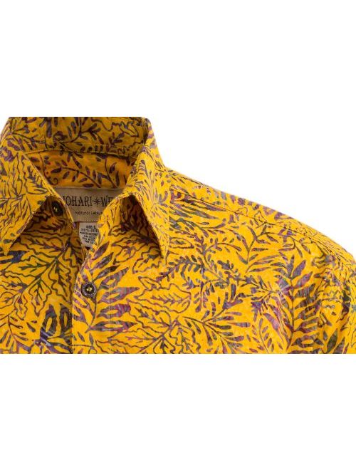 Johari West Tropical Tobago Hawaiian Batik Shirt