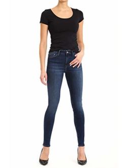 Women's Alissa High-Rise Super Skinny Jeans, Dark Supersoft,30 x 32