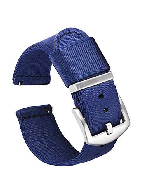 Pbcode NATO Watch Strap 20mm 22mm Seat Belt Nylon Quick Release Watch Bands for Men