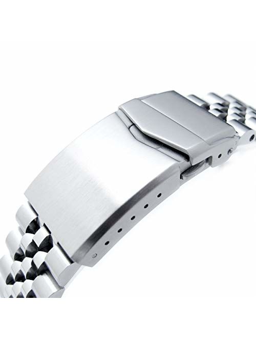 MiLTAT 22mm Watch Band for Seiko Turtle SRP775 SRP777 SRPA21, Super-J Solid Screw-Links