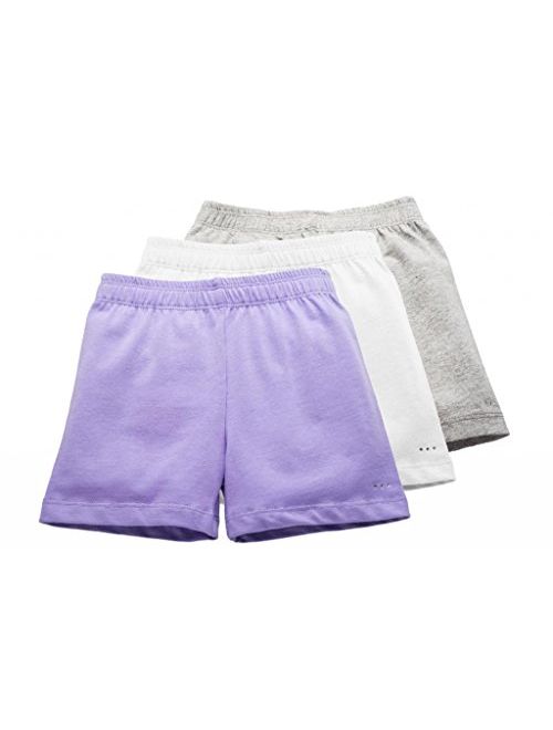 Sparkle Farms Little Girls Under Skirt and Dress Modesty Shorts for Dance, Bikes, Playground Cartwheels, 3-Pack