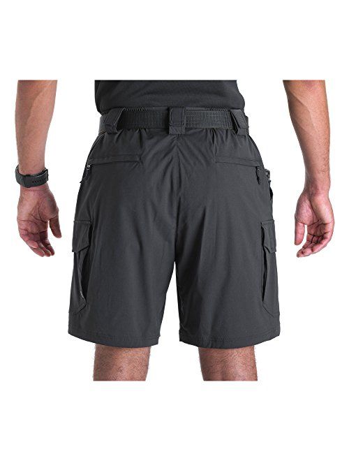 5.11 Tactical Bike Patrol 9-Inch Lightweight Shorts, Inseam, Nylon Spandex Fabric, Style 43057