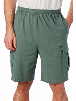 KingSize Men's Big and Tall Lightweight Jersey Cargo Shorts