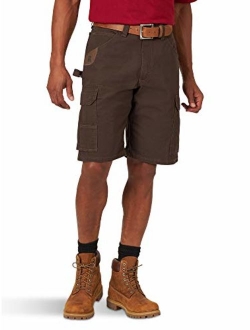 Riggs Workwear Men's Cotton Solid Relaxed Fit Ranger Cargo Short