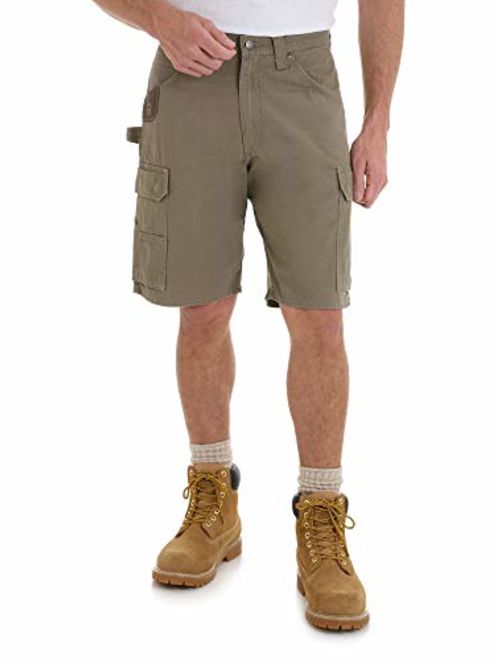 Wrangler Riggs Workwear Men's Cotton Solid Relaxed Fit Ranger Cargo Short