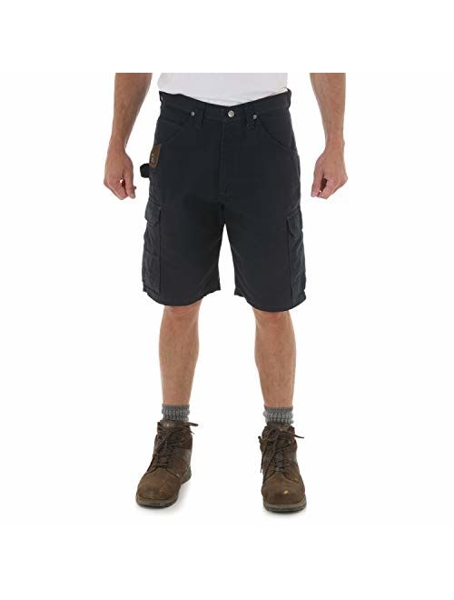 Wrangler Riggs Workwear Men's Cotton Solid Relaxed Fit Ranger Cargo Short