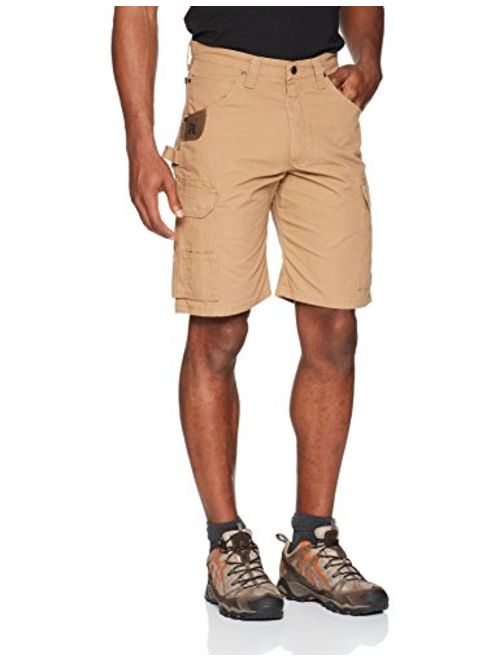 Wrangler Riggs Workwear Men's Cotton Solid Relaxed Fit Ranger Cargo Short