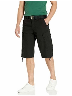 Men's Cotton Solid knee Length Ziper Fly Messenger Short