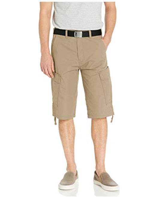 Levi's Men's Cotton Solid knee Length Ziper Fly Messenger Short