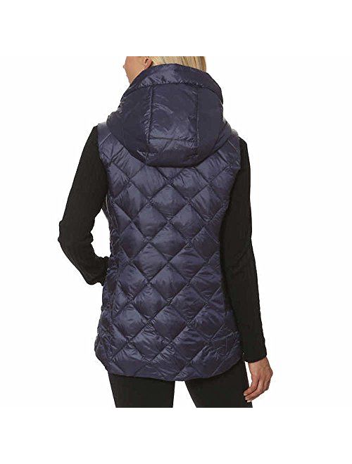 Gerry Packable Reversible Down Vest (Small, Indigo/Port)