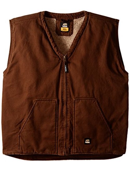 Berne Men's Washed V-Neck Vest