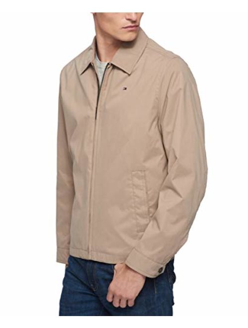 tommy hilfiger men's lightweight microtwill golf jacket