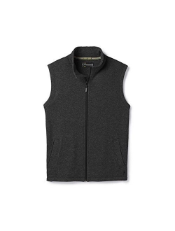 Hudson Trail Fleece Vest - Mens Lightweight Merino Wool Sleeveless Outerwear