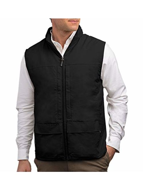 SCOTTeVEST Quest Vest for Men - 42 Pockets - Travel Utility Vest - Stowable Hood