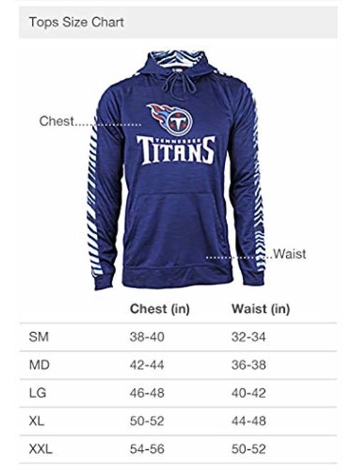 NFL Zubaz Men's Banner Logo Hoodie