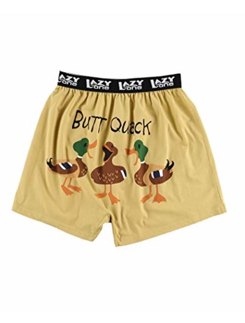 Lazy One Funny Boxers, Novelty Boxer Shorts, Humorous Underwear, Gag Gifts for Men