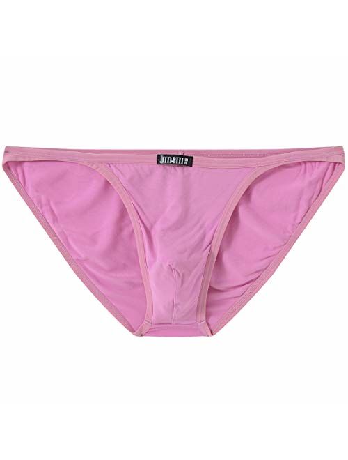 JINSHI Bikini Briefs Men Underwear Comfortable Sexy String Underpants