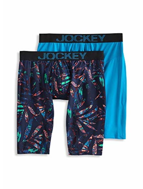 Jockey Men's Underwear RapidCool Quad Short - 2 Pack