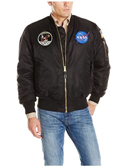 Alpha Industries Men's NASA Apollo MA-1 Bomber Jacket