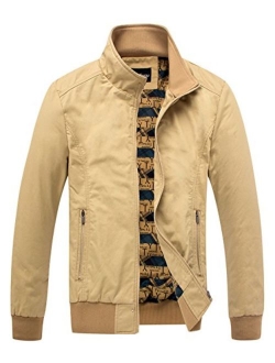 Men's Essential Cotton Lightweight Bomber Jacket