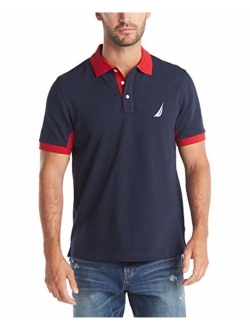 Men's Classic Fit Short Sleeve Performance Pique Polo Shirt