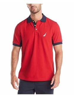 Men's Classic Fit Short Sleeve Performance Pique Polo Shirt