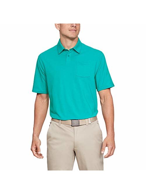 Under Armour Men's Charged Cotton Scramble Golf Polo