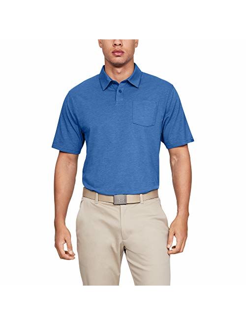 Under Armour Men's Charged Cotton Scramble Golf Polo