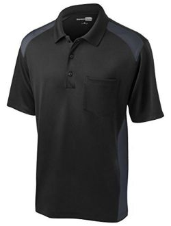 Cornerstone Men's Moisture Wicking Pocket Polo Shirt