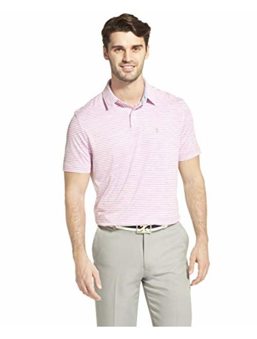 IZOD Men's Golf Greenie Short Sleeve Stripe Polo